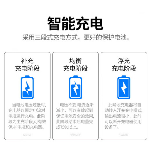 4.2v5V7.5V8.4V12.6V14.6V16.8V18V21v1A2A round head 18650 lithium battery charger 7.5V2A charger 3 output heads universal fast charge model