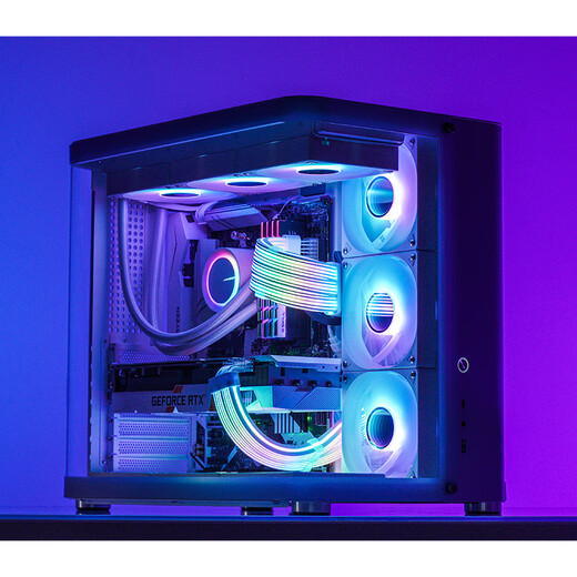 JONSBO Rainbow Bridge DY-2 12+4pin graphics card neon cable (12VHPWR graphics card luminous extension cable/5V ARGB divine light synchronization)