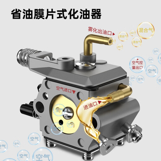 Airuidun gasoline saw, electric chain saw, logging saw, handheld 18-inch 20-inch small tree felling high-power portable woodworking garden fuel-saving 18-inch 1 quenching chain 1 guide plate + gift bag