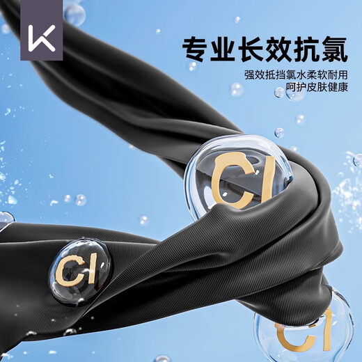 Keep swimming trunks men's anti-embarrassing hot spring swimsuit double-layer five-point plus size beach trunks swimming equipment black XXXL