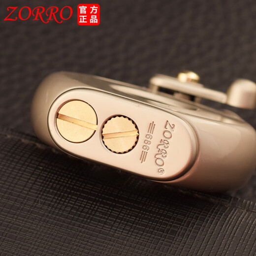 Zorro Leichter 686 Rocker Arm sichtbares transparentes Öl Silo Retro kreative personalisierte leichtere Männergeschenk Z686-002 Transparent Pearl Nickel Einfacher Installation