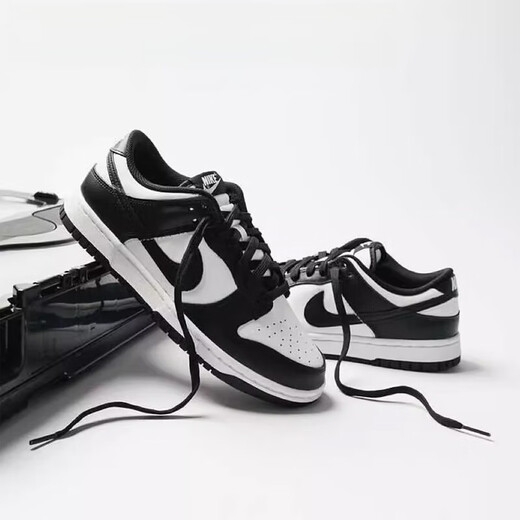 耐克（NIKE）Dunk Low 男女黑白熊猫复古潮流休闲板鞋DD1391-100-104 FV8106-181 39