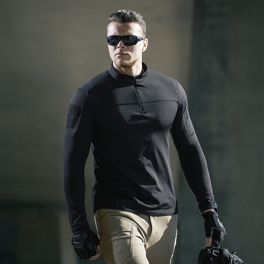 Longya Zhang Yi's same model, the second generation Longya Defender lightweight stand-up collar fleece sweater warm outdoor tactical jacket crocodile color M 175/96A 133-156Jin Jin is equal to 0.5 kg