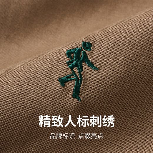 Tanzen mit dem Wolf [100% Baumwolle] modische und vielseitige atmungsaktive und komfortable, ungezwungene Kurzärmer-Männer-T-Shirt 701 Khaki 190