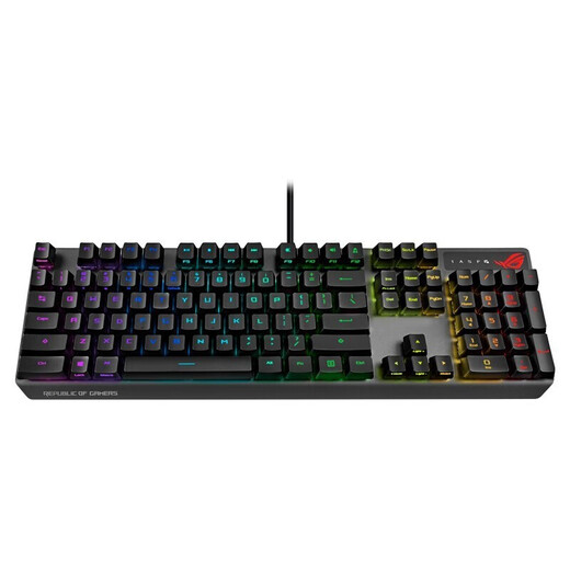 ROG Keyboard Juego de teclado y mouse para juegos E-Sports RGB Shenguang Sync Intercambiable en caliente Diseño ergonómico Conexión multimodo Teclado y mouse inalámbricos Bluetooth Shenguang Sync Yaoguang 2 Teclado único