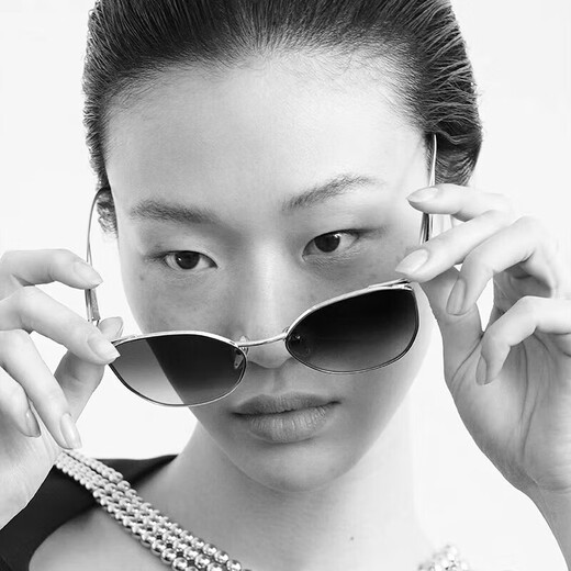 PRADA Prada sunglasses classic triangle logo street shooting women's sunglasses star same style sunglasses gift 1BC09S