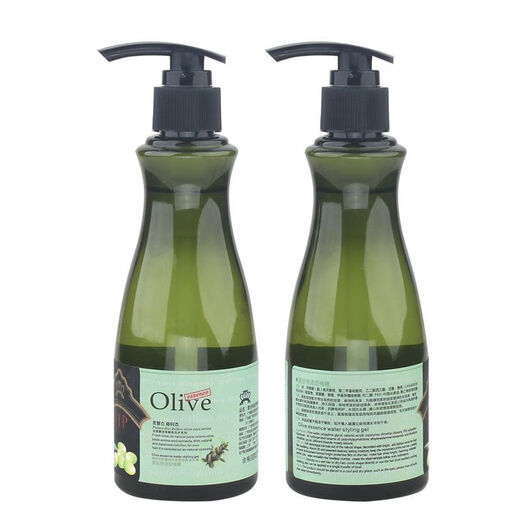 Huist Olive Elastin Moisturizing, Styling, Long-lasting Fragrance, Repairing Perm, Dyeing, Dryness, Frizz, and Elasticity Repair Gel 280mL OLIVE Styling Gel 1 Bottle