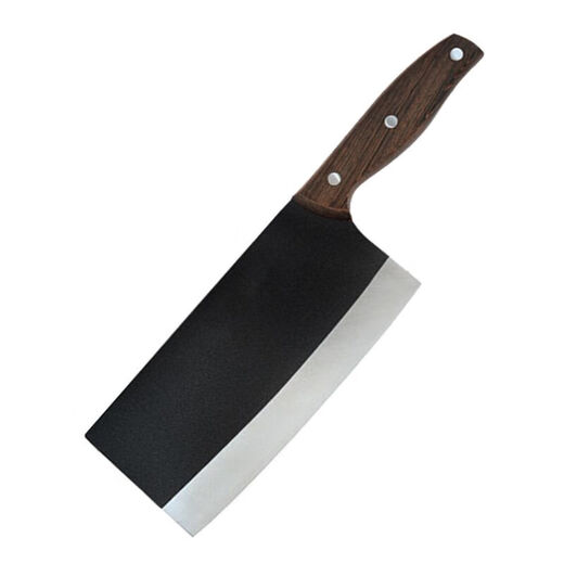 Couteau de cuisine forgé à la main de Zhang Xiaoquanping, couteau de cuisine, couteau à découper domestique Black Samurai, couteau à double usage avant et arrière, couteau à découper Black Samurai 1