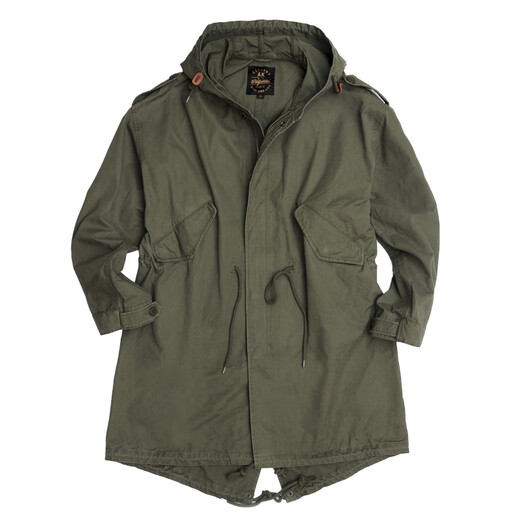 Akclubak Men's Spring New Style Light New Retro Retro Trendy Loose M-51 Parker Casual Hooded Windbreaker Men 2306700 Military Green M