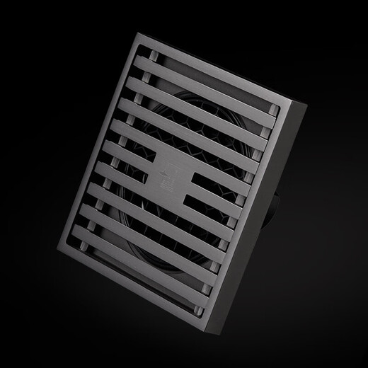 Submarine MTK40-10 brass nickel-plated gun gray floor drain bathroom shower ultra-thin deodorant floor drain large displacement 40 diameter