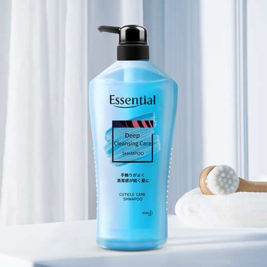 Kao (KAO) wakes up without getting messy Essential imported refreshing anti-gloss shampoo 700ml fluffy oil-controlled and itchy-relieving anti-dandruff