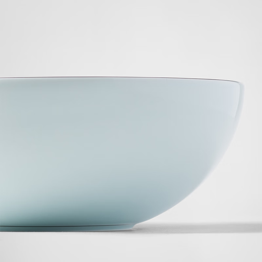 PRADA/Prada Gift Ceramic Salad Bowl - Celadon Blue and White Porcelain Light Blue