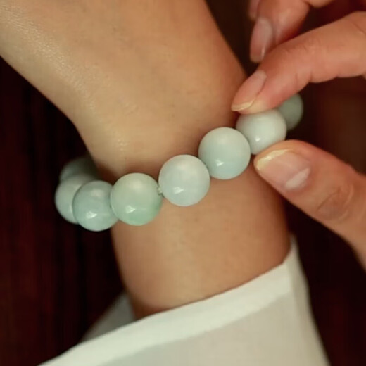 Manlicui guaranteed price 11.11 jade bracelet for men and women 14mm round beads as a gift for boyfriend with certificate