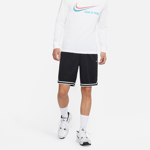 耐克（NIKE）短裤男运动裤舒适训练跑步健身训练休闲篮球短裤 DV9858-010 黑色/男款 XL