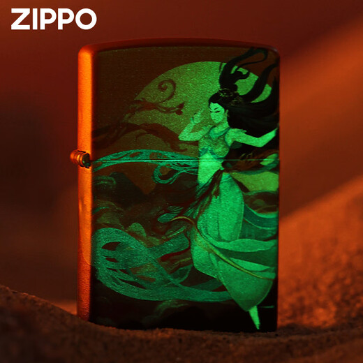 ZIPPO打火机 敦煌彩印芝宝高颜值防风煤油送男友生日礼物 敦煌【新机无油】DY9902CY