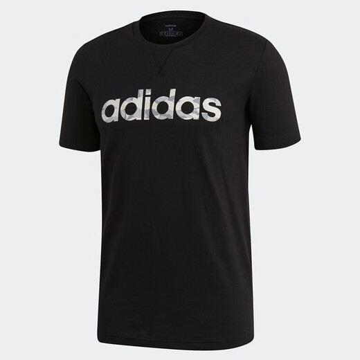 阿迪达斯 （adidas）男装夏季运动休闲舒适透气圆领短袖T恤 DW7911 EI9755 S