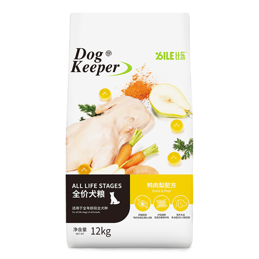 Bile Bile Dog Food Guardian KD Series Hypoallergenic Duck Meat and Pear Formula, Clear Heat and Clear stool, General Full Price Dog Food, Full Price Dog Food 12kg