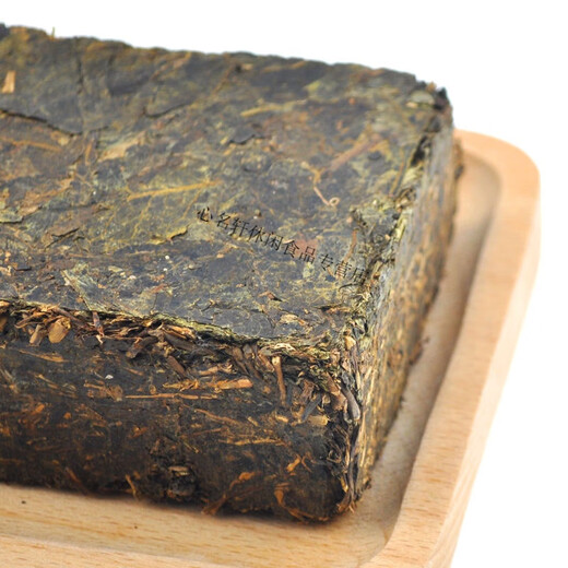 Beautiful Ode to Zhaoliqiao Green Brick Tea Inner Mongolia Milk Tea Brewed Brick Tea Sichuan Character Tea Pressed Old Brick Tea Green Brick Tea 338gx1 piece