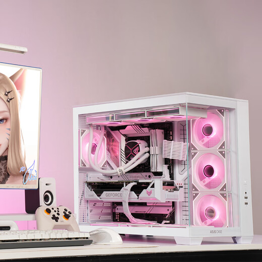 ASUS (ASUS) Ultra7-265KF series RTX5060TI game console/5070TI graphics card ASUS ROG family bucket 4060TI desktop assembly computer DIY host 265KF boxed + RTX5060TI-16G丨Productivity