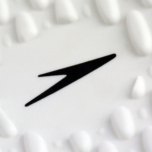 Speedo Adult Silicone Swimming Cap Bubble Cap Long Hair Comfortable Waterproof Ear Protection Fashionable Swimming Cap White