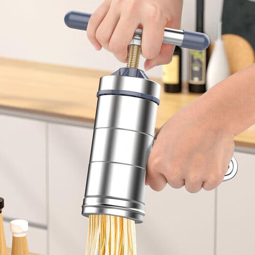 MAXCOOK Stainless Steel Noodle Machine Manual Noodle Press Household Noodle Press Hand Press Noodle Machine Noodle Beating Machine MCPJ8916