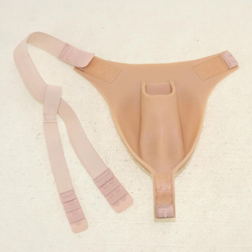 Insert men's self-masking underwear to hide transvestite underwear, secretly hide transvestite supplies, sexy silicone cross-dressing lace AD56T full silicone thong, hair transplant