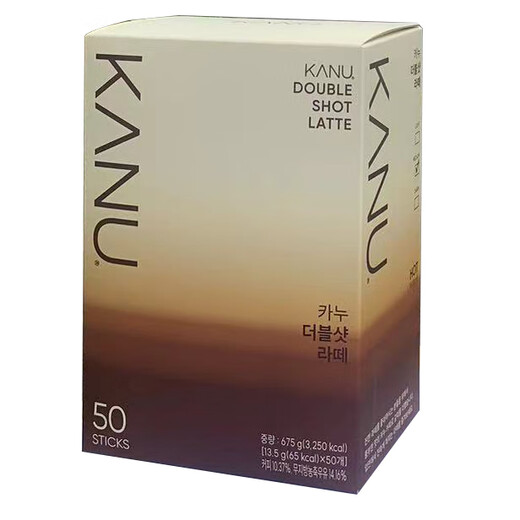 Maixin Korea Импортировал Maixin Kanu Kanu Latte Coffee 50 Boxs Pack Импортированный оригинальный мгновенный латте кофе порошок двойной латте 50 коробок.