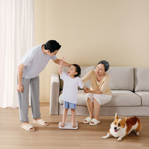 Xiaomi Mijia Échelle de graisse corporelle intelligente S400 Smart Electronic Scale Dual-Frequency Impédance électrique Mesure de la fréquence cardiaque Détection de la fréquence cardiaque 25 Indices de santé Échelle de poids de la maison Forme de haute précision et réduction des graisses Mijia Échelle de poids S400