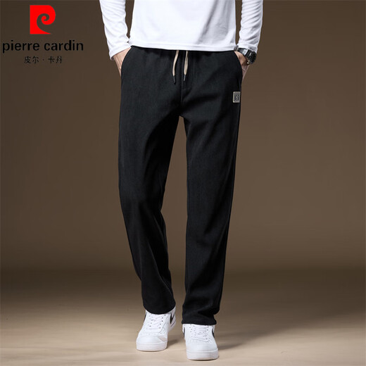 皮尔卡丹（pierre cardin）秋冬男士长裤休闲裤子男韩版时尚潮流男士卫裤潮流修身男士休闲裤 H6625/咖啡色 XL 175 推荐130-150斤