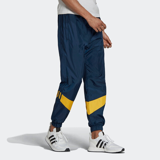 阿迪达斯（adidas） 三叶草运动裤男裤2025春季新款跑步训练健身长裤舒适运动裤 HF9227 藏蓝 M