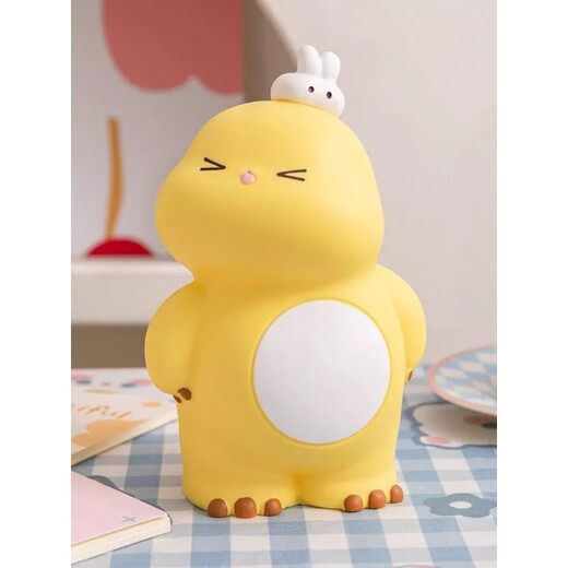FAMANMEI Super mignon Little Milk Dragon Piggy Bank Children's Anti-Fall Cartoon Boys and Girls peut économiser et retirer des ornements de cadeaux de tirelire [grande taille] Milk Dragon-Light Luxury Green