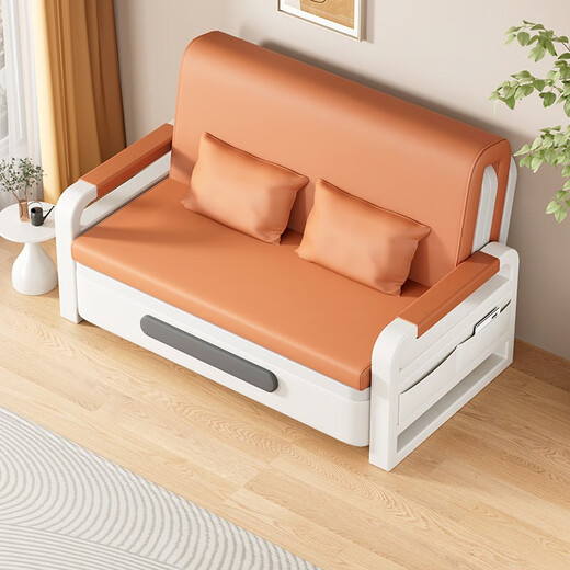 Hanchan-Faltsofa Bett integriert und zweizweckige Mehrfunktionen Teleskop-Klappbett Single-Pulling-Betttechnologie Tuch Katze Kratzen Stoffbett 0,82 Meter normales Modell + 5 cm Schwamm