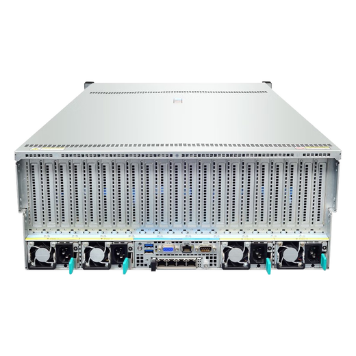 赋欣F828-WE4 DeepSeek服务器 双路EPYC 9004霄龙9654/8卡GPU服务器 深度学习模型训练 4U机架式主机 双路9274F 主频4.05G/24核48线程 RTX 3090 