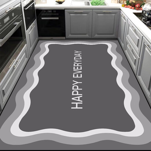 Dongyunlu 2024 new kitchen floor mat silicone bottom kitchen special floor mat absorbs water, oil, and non-slip No. 1 Contact for custom size