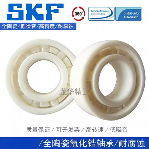 SKF Swedish ceramic bearing zirconia high temperature resistant 6300 6301 6302 6303 6304 6305 customized SKF 6300CE-2RS1