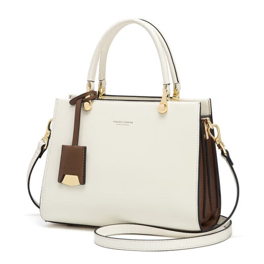 Bolsa de Cnoles (Cnoles) Bolsa Bag Women's Cowhide Ladies lleva una gran capacidad Light Luxury Crossbody Bag Regalo para novia y esposa