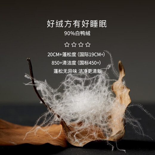 Xiazhen down quilt 90% white duck down four season quilt 220*240cm filled 690g