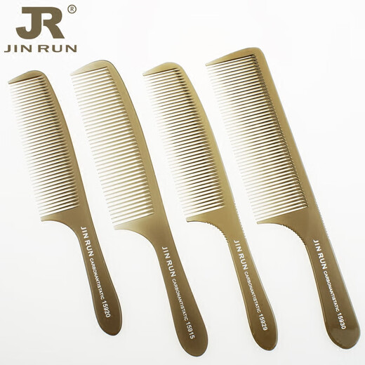 Bild schöner flaches Haar geschnittener Kamm für Friseursalon Spezieller Haarschnittkamm für Männer und Frauen Haare Apfelkamm Push Flat Hair Kamm 15930 transparent grau