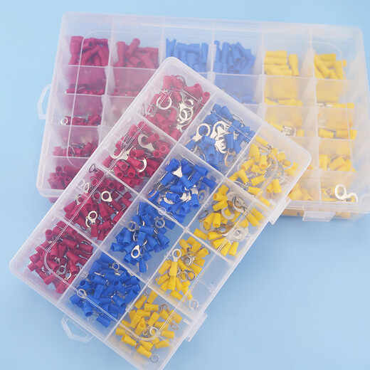 Bingyu Boxed cold crimp terminals Insulated crimp terminal wiring combination set 360pcs BYT-01