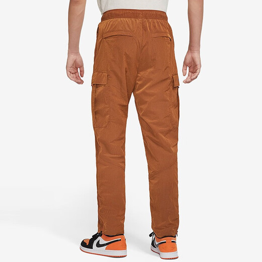 耐克（NIKE） 男裤新款运动裤跑步舒适防风休闲起皱束脚卫裤长裤CN8513-436 DH3291-245 M