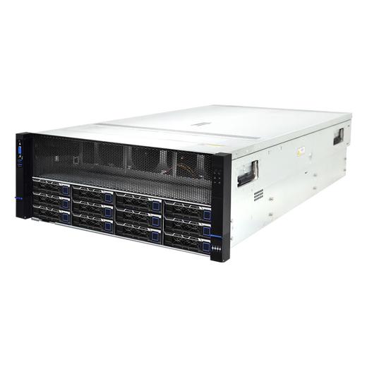 赋欣F828-WE4 DeepSeek服务器 双路EPYC 9004霄龙9654/8卡GPU服务器 深度学习模型训练 4U机架式主机 双路9274F 主频4.05G/24核48线程 RTX 3090 