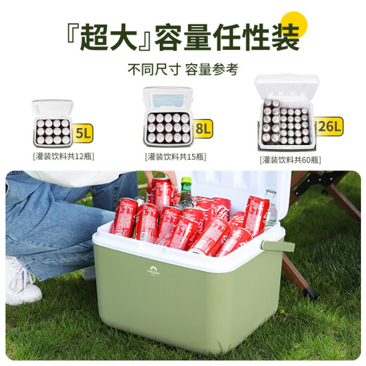 Kuangtu insulated box ice cube refrigerator commercial stall dedicated outdoor camping storage car portable storage frozen red