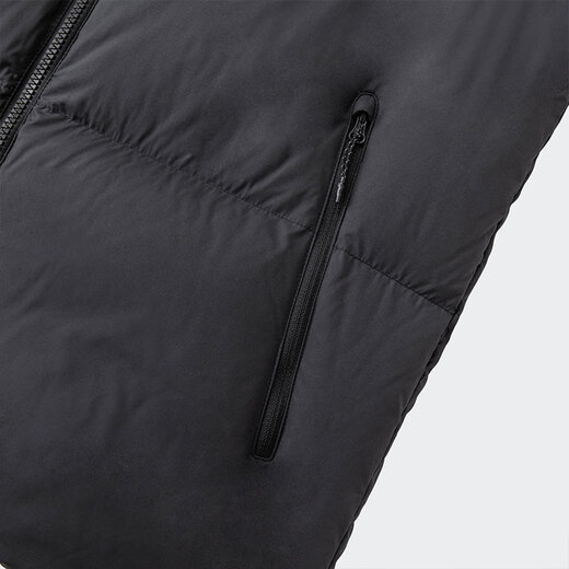 阿迪达斯 （adidas）男装羽绒服 冬季新款户外训练运动服防风保暖连帽羽绒夹克外套 JV6187/黑色/鸭绒绒子含量：80% M (175)