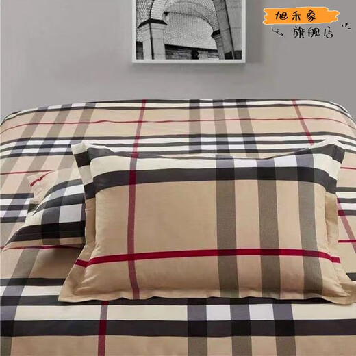 Xuhexiang Pillowcases Pair of 2 Adult Large Standard Pillowcases Single 48x74cm Pillowcase Single Pillowcase Thickened Mocha_(Fashion) (Single) Pillowcase 48*74cm_No Pilling