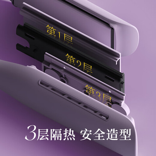 Lena widened straight plate clip negative ion splint straightening plate hair straightener hair splint anti-perm curling iron curling straight dual-purpose perm iron LN-H2S