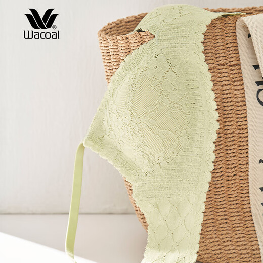 
Wacoal [same style in the mall] integrated molding, traceless comfortable, round and lightweight bra without steel rings WB1050 White M