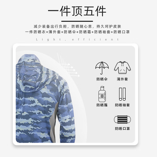 RVVR22 Ice Silk Sun Protection Clothing Spring and Summer Quick-drying, Comfortable and Breathable Outdoor Fishing Sports Luya Fishing Clothing Long Sleeve 22 Zipper Style-01# Gray S