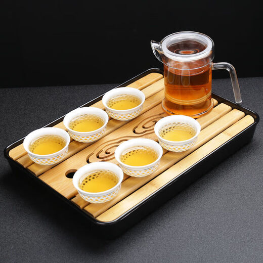 Chenbu warm glass teapot single pot tea set filter liner set tea tray tea set black tea snow chrysanthemum cup tea cup pot 7-character glass teapot 300ml