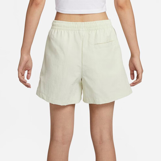 Nike (Nike) Pantalon féminin, shorts d'entraînement, pantalon de sport de nouveau style d'été, entraînement de course, fitness, pantalon à cinq points en baisse et décontracté FV6623-020 gris et blanc L