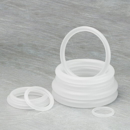 Baodefeng O-ring high temperature resistant silicone ring faucet waterproof sealing ring wear-resistant silicone rubber seal white sealing ring M3x1 100 pieces